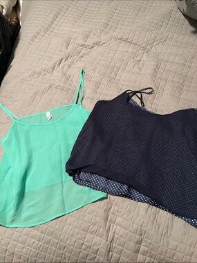 American apparel three Chiffon Camis